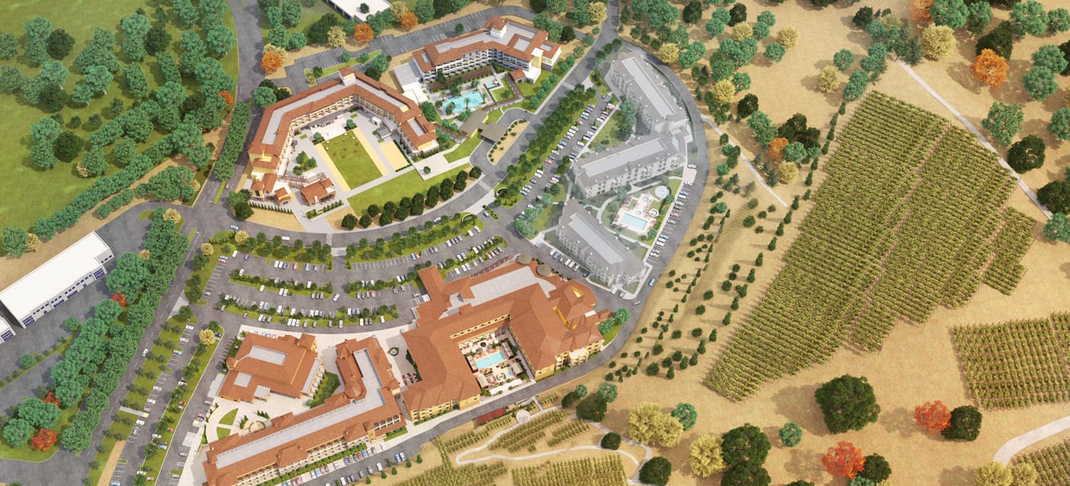 Meritage Resort map overview